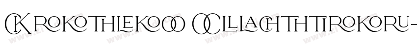 Brethen Ligatures字体转换